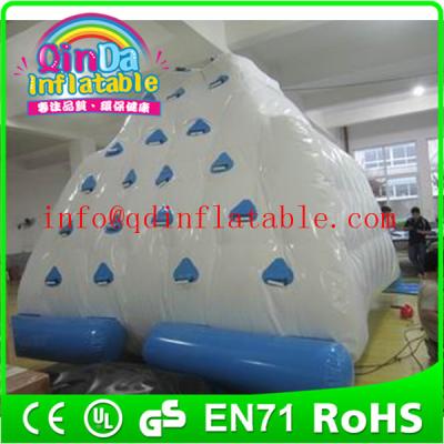 Qin Da aqua iceberg game popular design inflatable iceberg,water climbing games