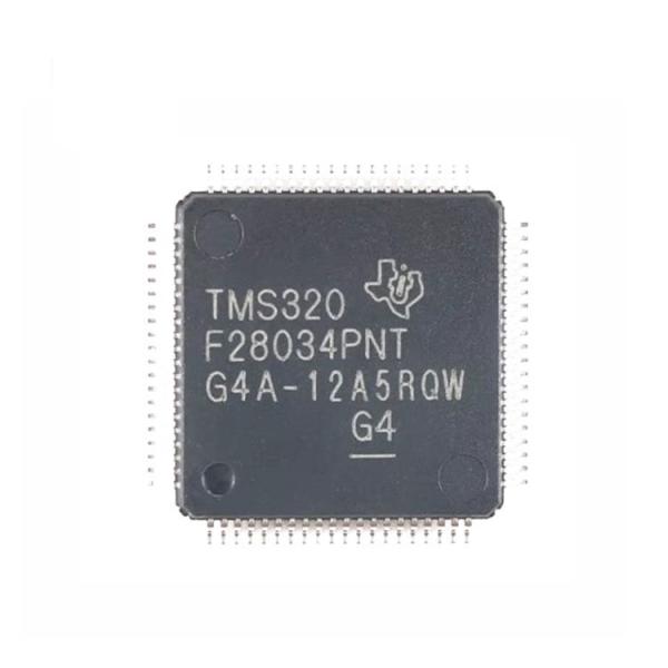 TMS320F28034PNT LQFP-80 128KB mémoire flash 32-bit puce microcontrôleur MCU est tout neuf et original