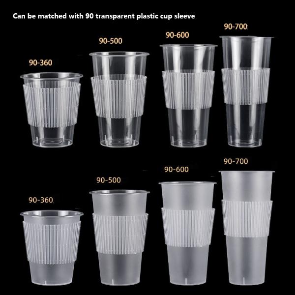 PP Material Plastic Bottle with 360ml Capacity and Smooth Cup Mouth for Easy Ingredient Addition