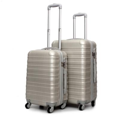ABS plus PC travel trolley luggage bag from China baigou factory