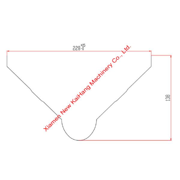 Крен крышки Ридж крыши металла формируя машину 0.25mm G550 стальная Африка