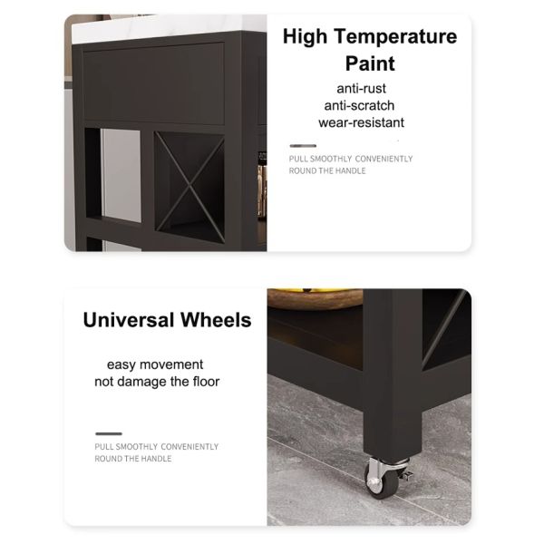 Wholesale Kitchen Restaurant Dining Side Table Storage Cabinet Backup Dining Table