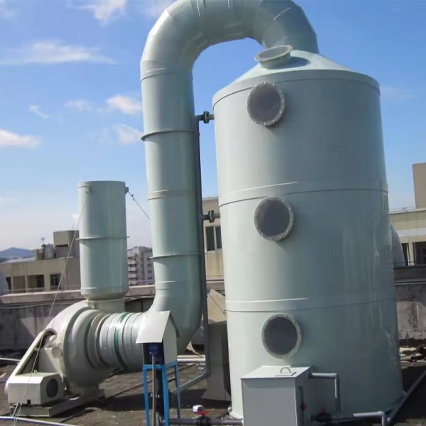 Power Plant FRP Desulfurization Dust Collector Coal Fired Flue Gas Desulfurization Durability