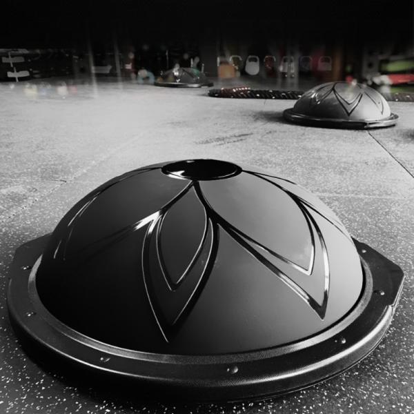 58cm Yoga ABS Balance Training Equipments Anti Burst Massage Blue Exercise Half Ball