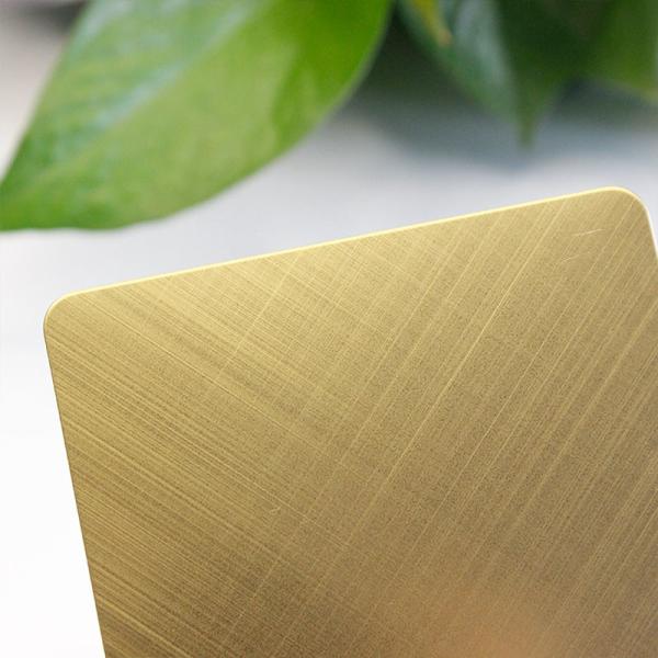 Cold Rolled Brushed Stainless Steel Plates For Living Room Background Wall