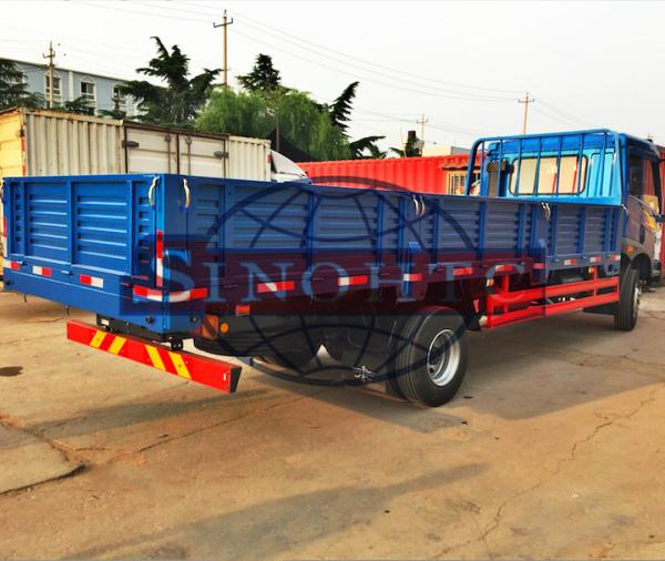 Right Hand Driving Dropside Truck , 8 - 10 Tons Light Cargo Truck RHD Steering