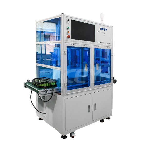 Automatic Visual Inspection Machine for Cylindrical Battery Positive & Negative Electrode