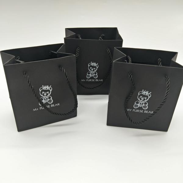 SZCX Kraft Paper Bag With Your Own Logo Eco-friendly Custom Black Brown White Paper Bag