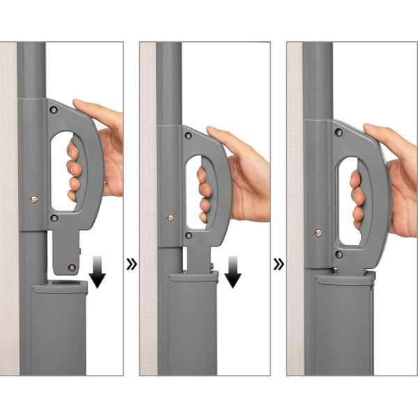 300 x 160 cm Aluminum Frame Side Awning for Outdoor Privacy and Sun Shade Protection