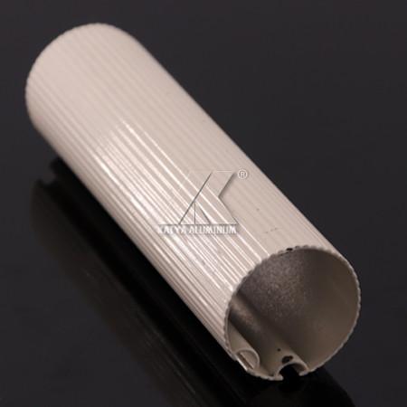 Powder Coating Curtain Rod Material 6063 Material Alumilium Extrusion Profile