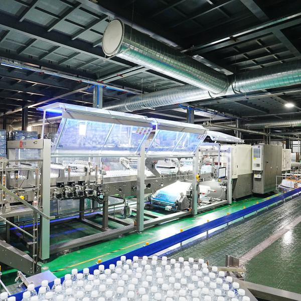 22 Packs Per Minute  Film Packing Machine For Bottled Water Production Line Exported To Saudi Arabia
