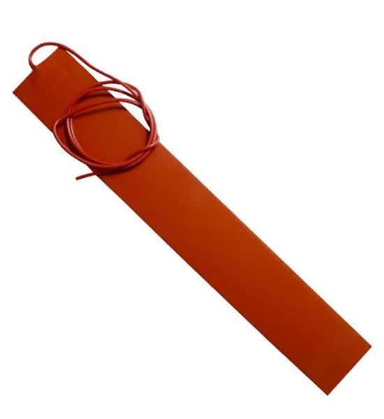 100 Watt Silicone Rubber Heating Element 250deg 3.0mm