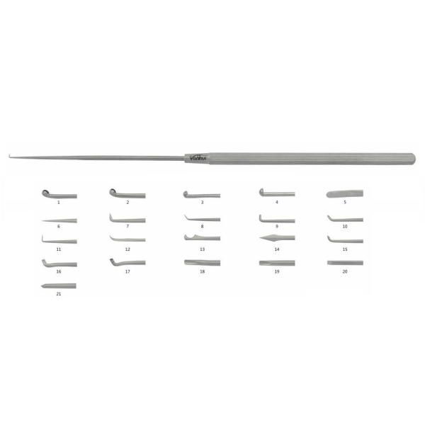 Instrumento de otoscopia con gancho de micro cerumen para orejas