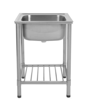 SUS201 SUS304 Stainless Steel Sink Stand Outdoor Kitchen Farm Sink Self Rimming
