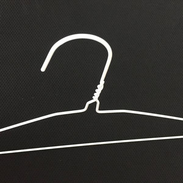 Disposable Commercial Coated Wire Hangers For Dry Cleaner Heavier Clothing 