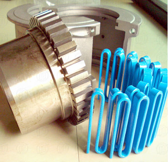 Corrosion Resistant Snake Spring Coupling , Spring Type Coupling For Servo Metor