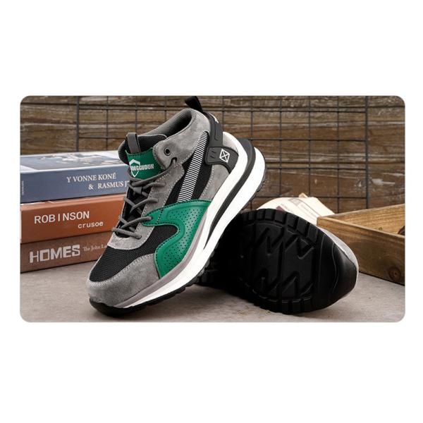 Light Work Shoes Kevlar Anti-proof Safety Sheos Novel Fashionable Mens Comfortable Safety Shoes Practical