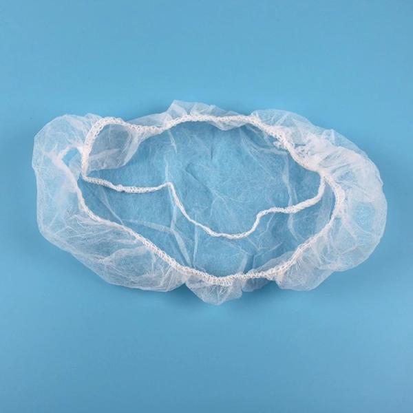 White Breathable NonWoven Earloops Disposable Beard Cover for Long Beard