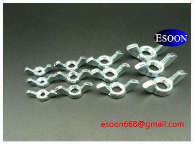 M6-1.0 DIN315 Wing Nut,Metric,Grade 8.8 Zinc Plating,Carbon Steel