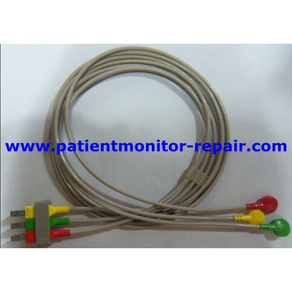 Placenta Monitor Medical Equipment Accessories 3 Lead Set Snaps Safety IEC M1615A