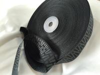 Fita tecida costume do Webbing de desenhos em espinha da fita 20mm para vestuários/chapéus