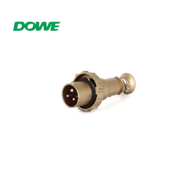 Marine Brass High Flow Waterproof Plug Marine Socket Connector Plug