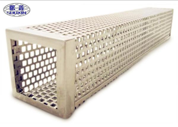 Do tubo de madeira do fumador da pelota de Smokincube de aço inoxidável perfurado para o assado