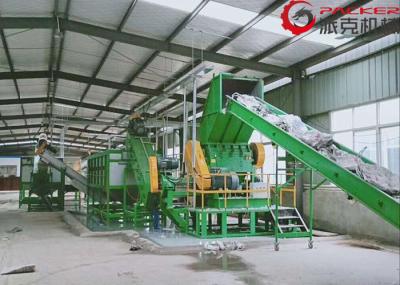 Simple Structure Plastic Film Washing Line Agriculture Sheet Automatic Control 500kg/H