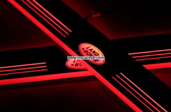 Range Rover car Led lights Moving door sill light Welcome Pedal sale