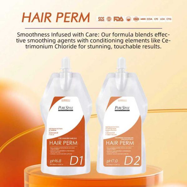 Purestyle OEM  Hair Perm Cream Smooth Perming Hair Solution Premium Quality
