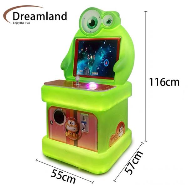 Coin Operated Children Game Machine Plastic Material With Go Fishing Games