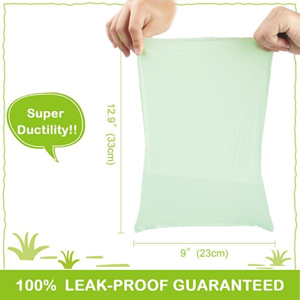 Bolso biodegradable para perros para animales de compañía Protección del medio ambiente Bolso portátil para limpieza para animales de compañía