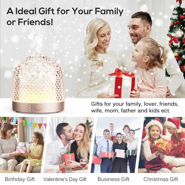 200ml Ultrasonic Glass Essential Oil Diffuser ▕ DN-851