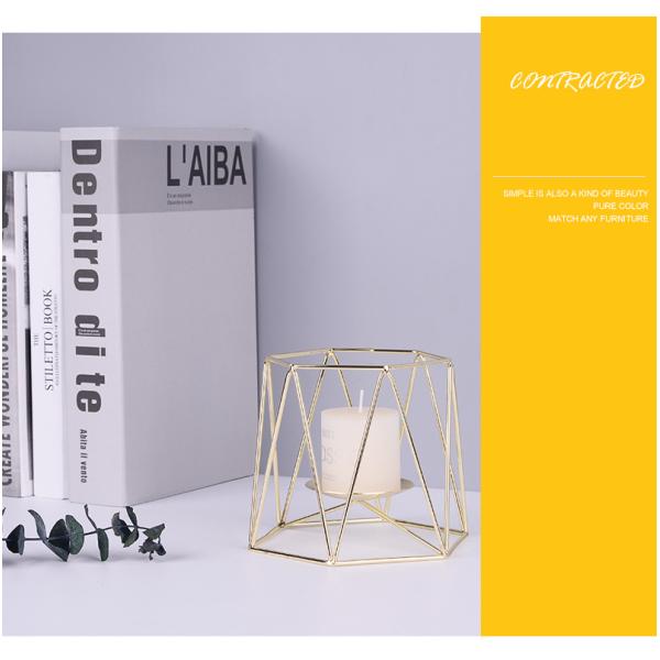 Hot Sale The New Candle Holder Luxury Wedding Candle Holder Stand  Metal Candlestick