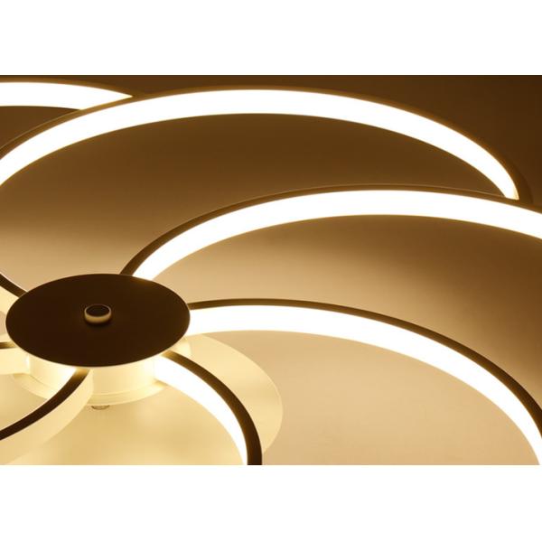 240V Flower Shape 420*80mm 550*80mm Aluminum 48w Modern Ring Light