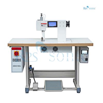 800w 20khz Ultrasonic Sewing Machine With Rotray Horn for nonwoven sewing and cutting