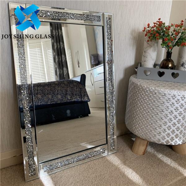 Espelho da decoração da sala de visitas do OEM, espelho de prata 1.1mm - 8mm da parede do ouro