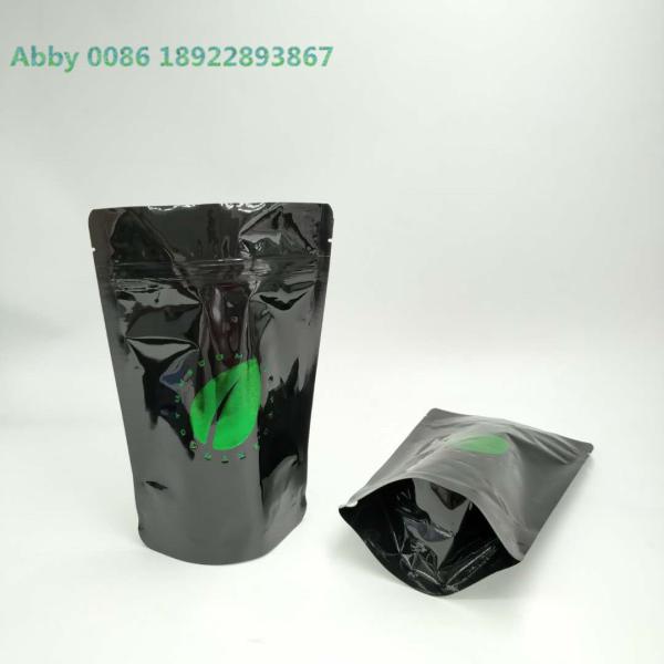 Levántese el grueso modificado para requisitos particulares los colores brillantes plásticos de los bolsos de la cremallera para el té