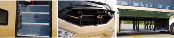 Zhongtong 12m Long Distance Luxury Coach Bus 100km/H LCK6125HQ5A1