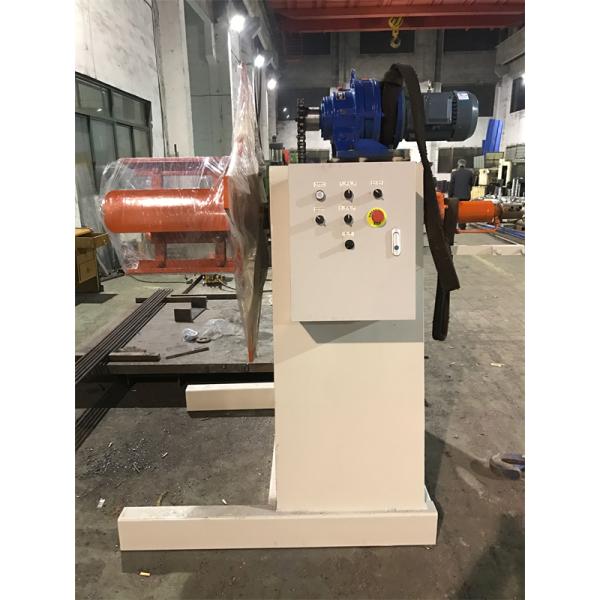 VCD Fire Air Duct Damper Frame Roll Forming Machine With Punching