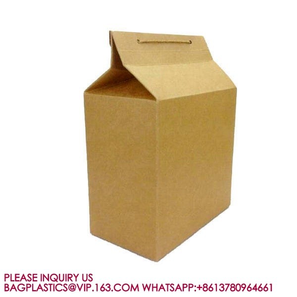 Kraft paper Rice Pouches Bulk Food Storage Bag Reusable Heat rice Sealable Bag Packaging