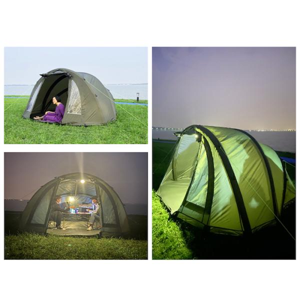 2 People Fishing Shelter Waterproof 210D Oxford Inflatable Camping Tents 320*250*160CM
