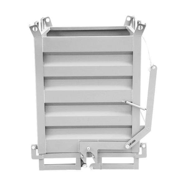Customizable Garbage Bin Waste Collection Bins For Scrap / Metal Drop Bottom Chips