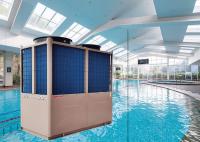 Bomba de calor da fonte de ar de EVI 240KW da cor de Champagne para a sauna dos termas da piscina altamente eficiente