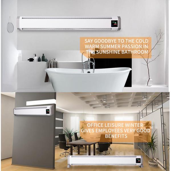 Lightweight Electric Baseboard Heater for Domestic House Freestanding and Space Saving