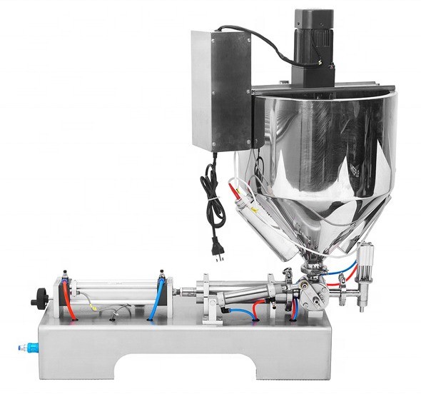 Medical 40 L DUOQI G1WTD HM Thick Paste and Liquid Durable Mixer with Heater Hopper Adjust Filling Machine