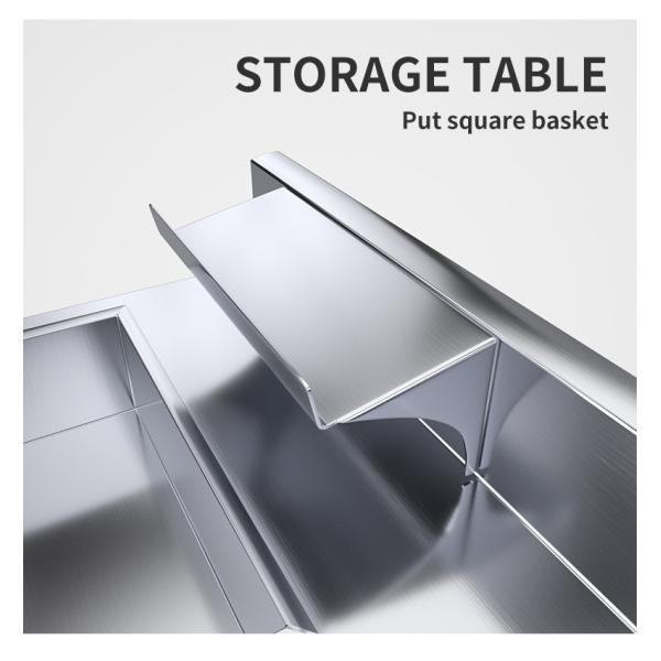 AM-WPT80 Стол для упаковки куриной/фруктовой или мясной/хлебной продукции из нержавеющей стали для кухонных изделий