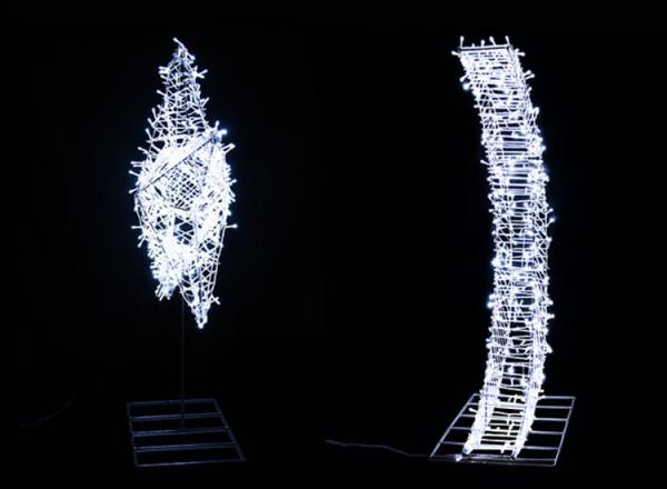 Outdoor LED Star Moon Modeling Lamp Lawn Lighting Festive Atmosphere Lighting Engineering Landscape