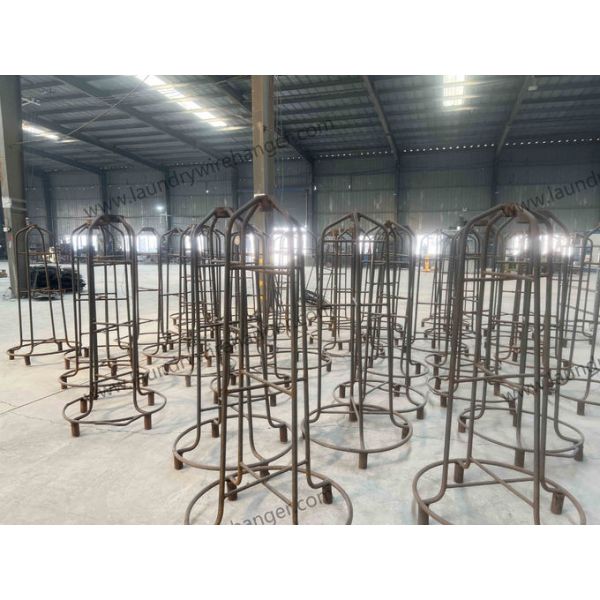 Container Loading 2500 Boxes Wire Suit Hanger Organizing Clothes White Blue Yellow Or Customized Space Saving Closet Organizer