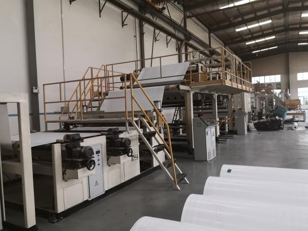 Automatic Hot Melt Adhesive Coating / Film Coating And Sand Coating Production Line Customizable